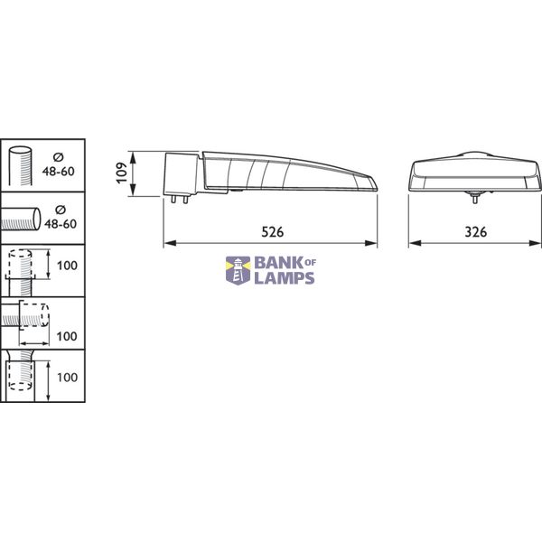 BGP307 LED45-4S/740 II DM50 48/60A image 2