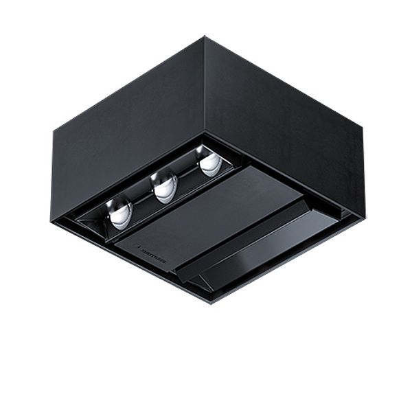 SUI SF6 1600-930 LDO WWL WWR BK BK - Surface-mounted luminaire image 1