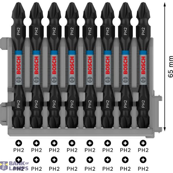Impact Control Screwdriver Bit pack, 7-piece image 2