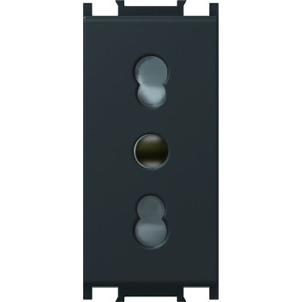 SOCKET ITALIAN P17/11+KS 2P+E 16A 250V~ 1M SB 6217690 image 1