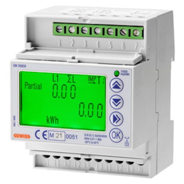 ENERGY METER - MID BUS - THREE-PHASE - DIGITAL - USING TA/5A - image 1
