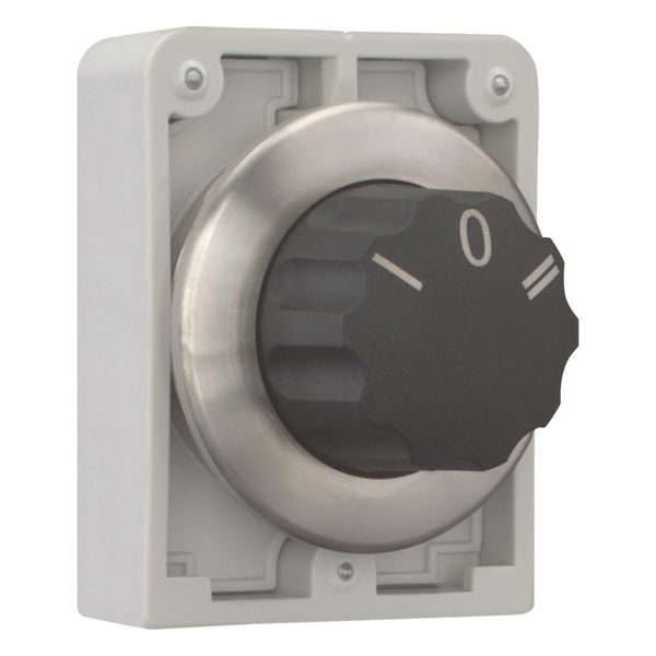 M30I-FW3 Changeover switch, RMQ-Titan, with rotary head, momentary, 3 positions, inscribed, Front ring stainless steel image 7