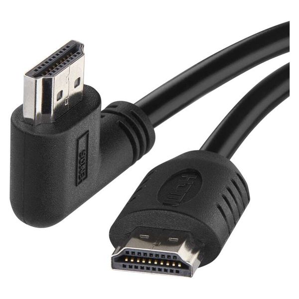 High speed HDMI cable 2.0 A/Male – A/Male 90° 1.5m image 1