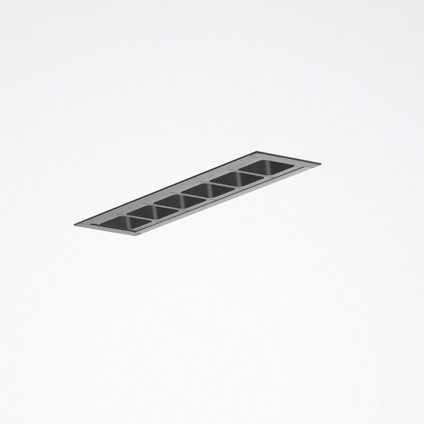 Recessed luminaires Finea C Lens Black rectangular ETDD 7W 611lm Wide reduced glare UGR16 (W16) IK03 3 SDCM image 1