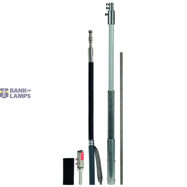 DEHNcon-H HVI light Conduc. w. supp. tube L2875mm w. air-ter. rod L100 image 1