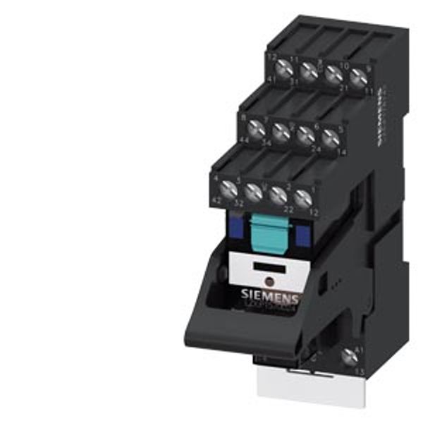 Plug-in relay complete unit  DC24V/ 4 CO LZS:PT5B5L24A image 1