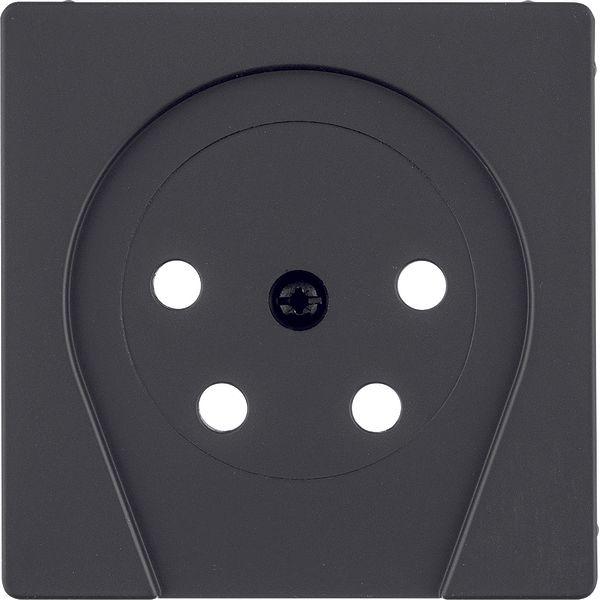 Centre plate for PTT soc. out. "Netherl+s", Q.1/Q.3, ant. velvety, lac image 1