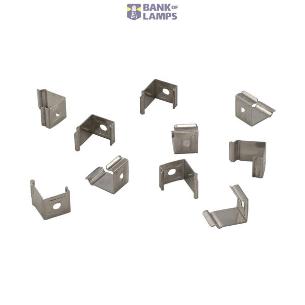 Mounting clips for DELF C PRO light bar, 45°, 10 pieces image 1