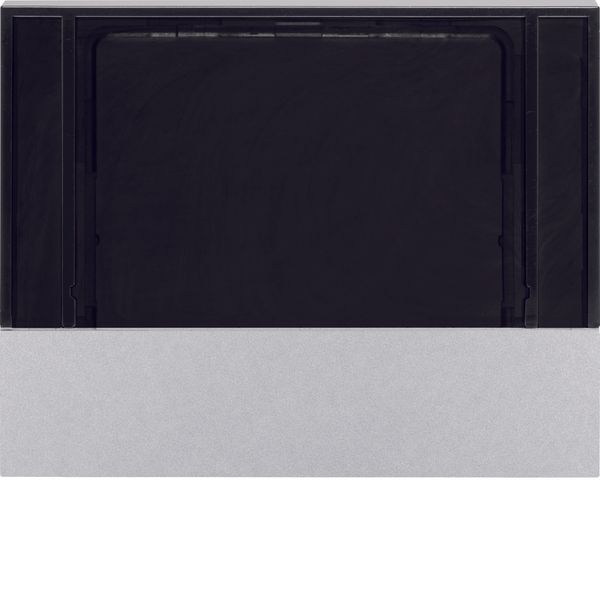 Cover for KNX thermostats + room cont.s, K.5, al., matt, lacq. image 1