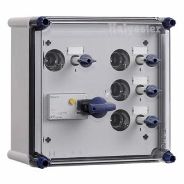 Switch and fuse Encl. with QSA 63A sz00 3p image 1