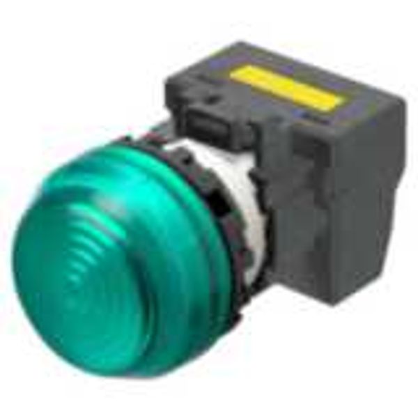 M22N Indicator, Plastic semi-spherical, Green, Green, 220/230/240 V AC A2265080D image 2