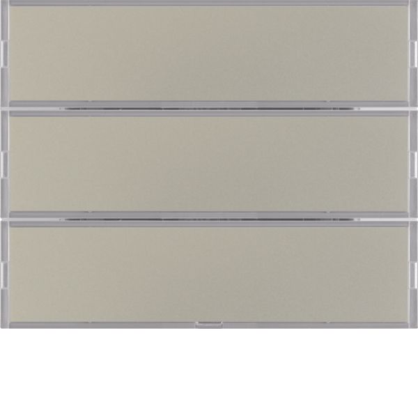 Push-button 3gang, lab. field,+RGB LED, int. temp. sensor, KNX-K.5, st image 1