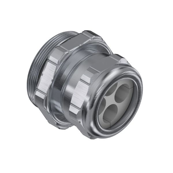 Cable glands, Cable glands, M 32, 7.5 mm, Brass, nickel-plated image 1