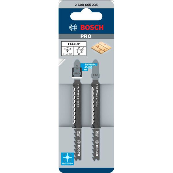PRO Wood Precise T144DP Jigsaw Blade 2 pcs. image 1