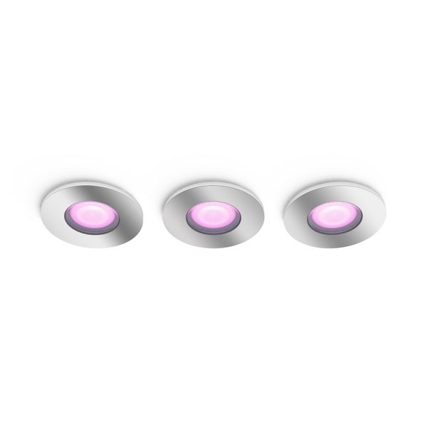 Xamento Hue recessed chrome 3x5.7W image 1