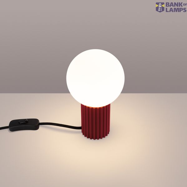 Table lamp HALO burgundy image 6