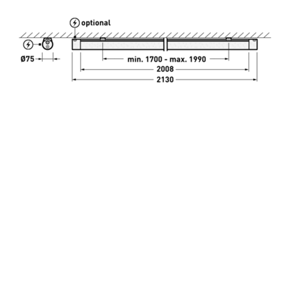 Weather-proof luminaires Tugra Prisms White ETDD 33W 5800lm Wide reduced glare UGR19 (W19) IP66 IK03 3 SDCM image 1