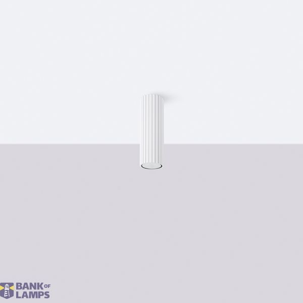Surface-mounted spot, elongated cylindrical shape, KARBON, GU10 for the hallway image 6