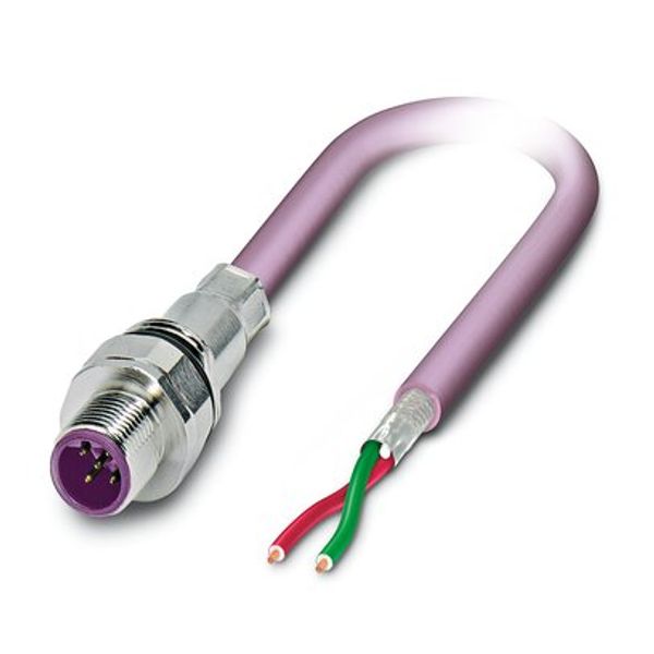 SACCEC-M12MSB-2CON-M16/1,0-910 - Device connector front mounting image 1