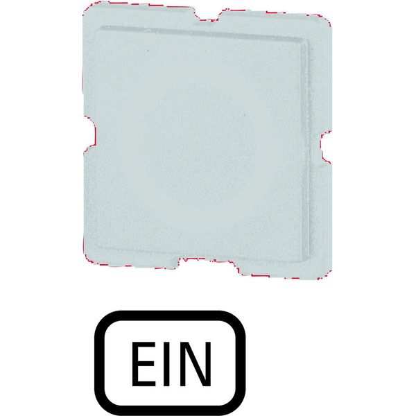 123TQ25 Button plate, white, ON image 5