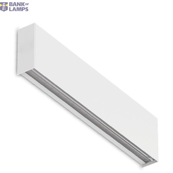 Pollux Slim Profile Up & Down Wall Light 16W SCT Mains Dim image 1