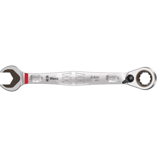 6001 Joker Switch Steek- en ringratelsleutel, omschakelbaar, 17x225 mm image 1