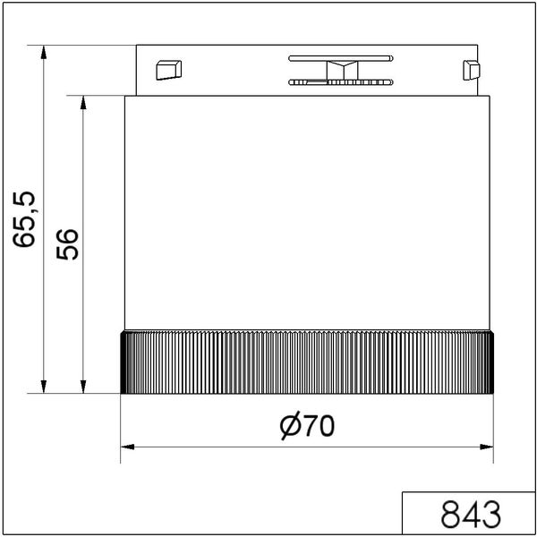 LED Blinking light element 115VAC RD image 2