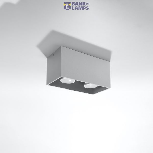 SPOT QUAD MAXI GREY GU10 2X40W IP20 image 6