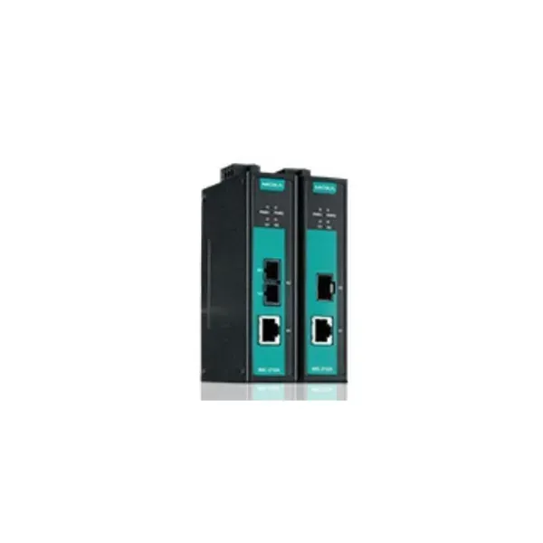 MOXA – PTC-101-S-LC-LV – Industrial 10/100BaseT(X) to 100BaseFX media converter image 1