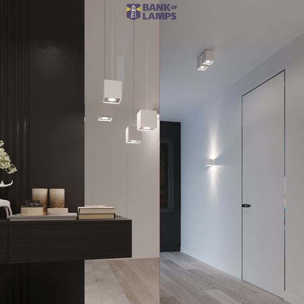 HANGING LAMP QUAD 1 WHITE GU10 1X40W IP20 image 11