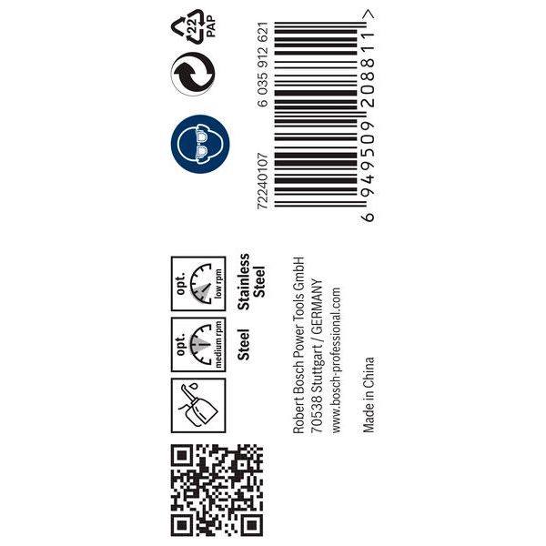 Metal drill bits HSS-Co, DIN 338 6,7 x 63 x 101 mm 10 pcs. image 1