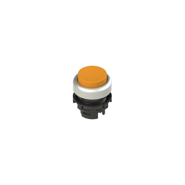 Spring-return orange projecting pushbutton image 2