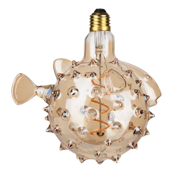 LED Blowfish Gold E27 4W 2200K DIM image 1