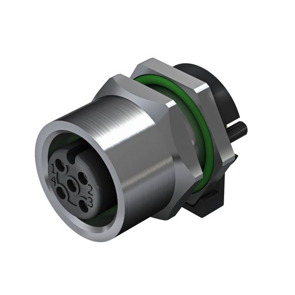 Built-in plugs, M12, Mounting thread: M 12, Number of poles: 4, Strand / cable length: image 1