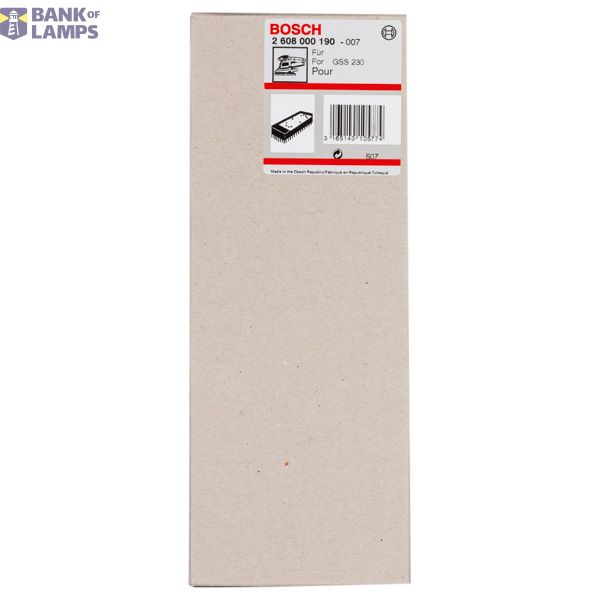 Sanding plate extended 185 x 93 mm image 1