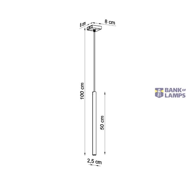 HANGING LAMP PASTELO 1 WHITE G9 1X40W IP20 image 5