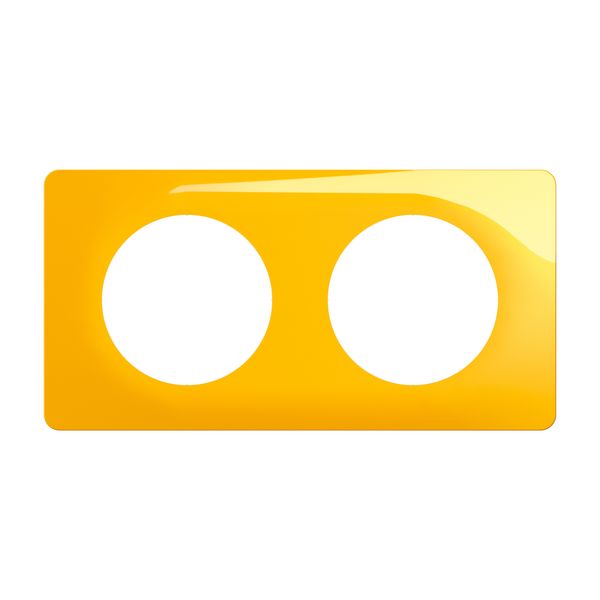 PLATE 2 GANG SAFFRON YELLOW image 6