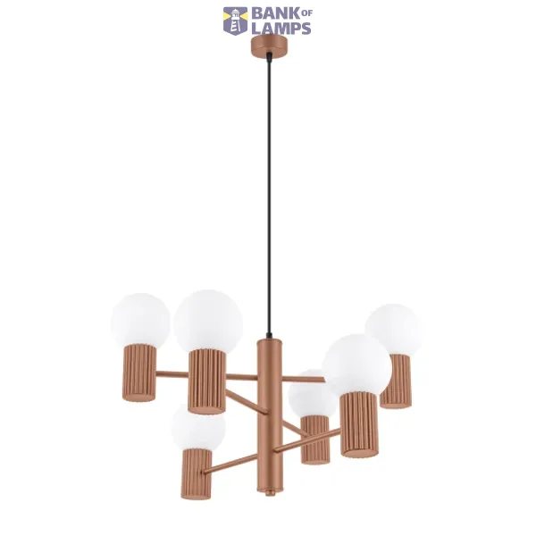 Chandelier HALO 6 mocha image 1