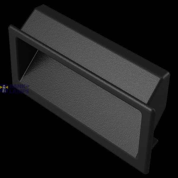 Plastic flush handle, for door thickness 0,8-1,6 mm image 1