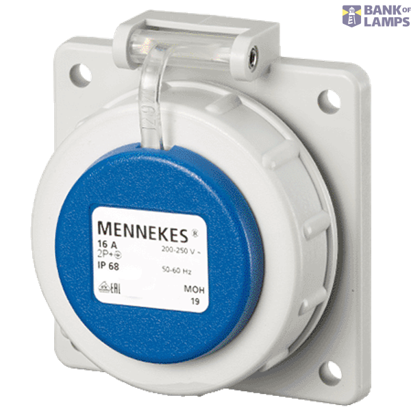 Receptacle 16A2p+E 230V IP68 image 1