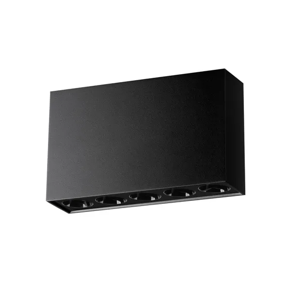 CEILING LAMP SOLE BLACK 4000K LED 5X11W IP20 image 1