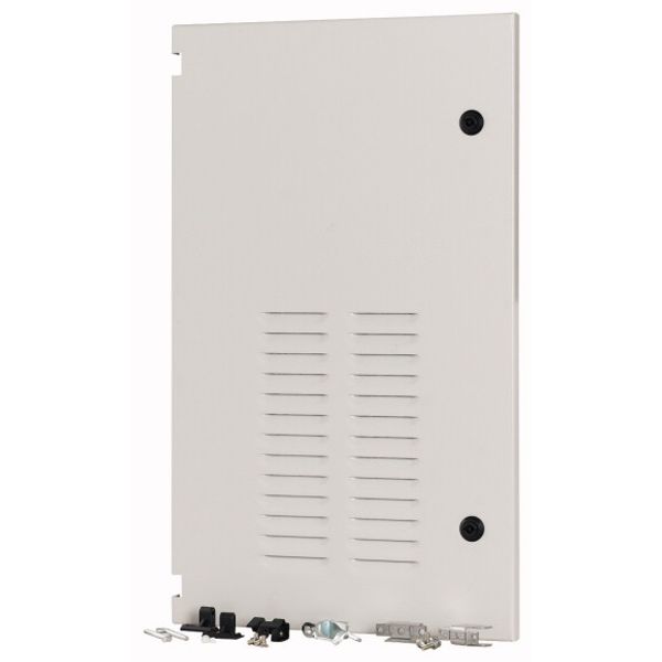 XTSZDSQV4L-H700W425 Section wide door, ventilated, left, HxW=700x425mm, IP42, grey image 1