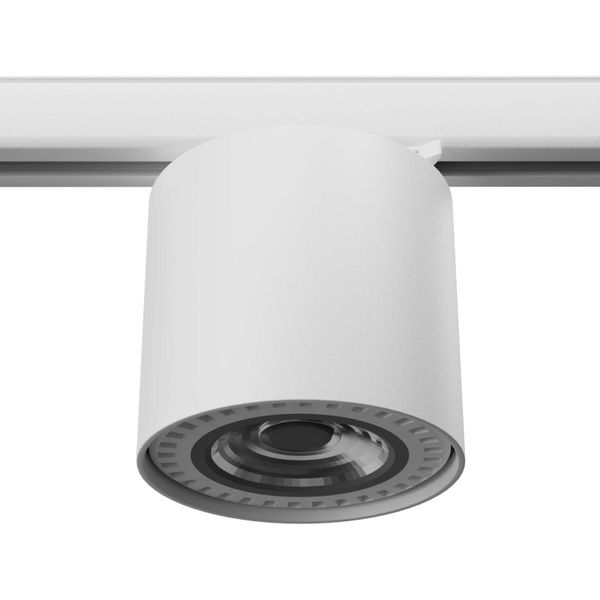 SPOT FOR 3-PHASE RAIL TIUBE WHITE GU10 4000K 7W 530LM MYL.00042 image 1