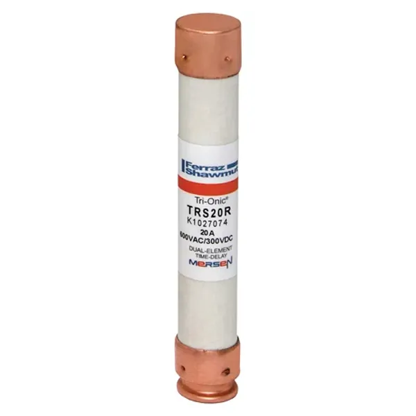 Fuse TRS-R - Class RK5 - Time-Delay 600VAC 300VDC 20A Ferrule image 1