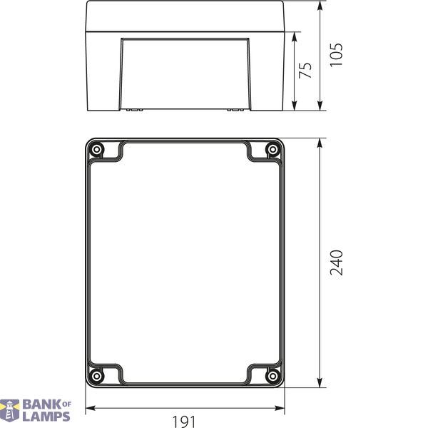 Hermetic box PHP-240 IP67 image 2