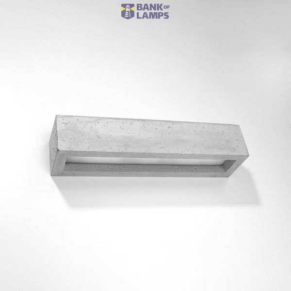WALL LAMP VEGA 50 CONCRETE E27 2X60W IP20 image 3