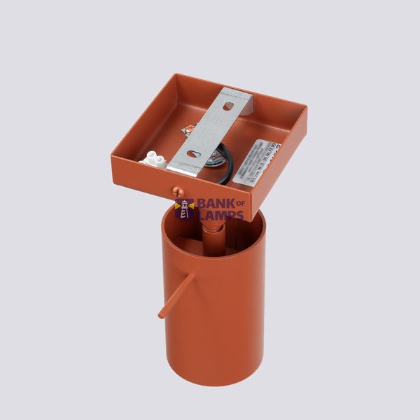 WALL LAMP RING RED OCHRE 1XGU10 image 4