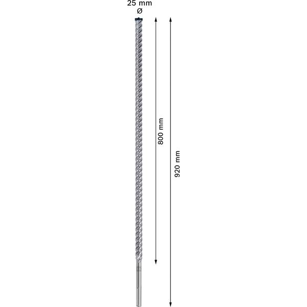 EXPERT SDS max-8X Hammer Drill Bit 25 x 800 x 920 mm image 2