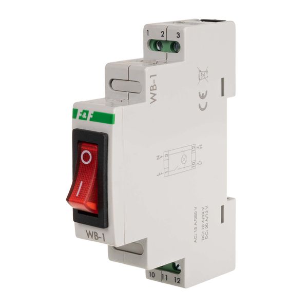 Two-position switch, red image 1