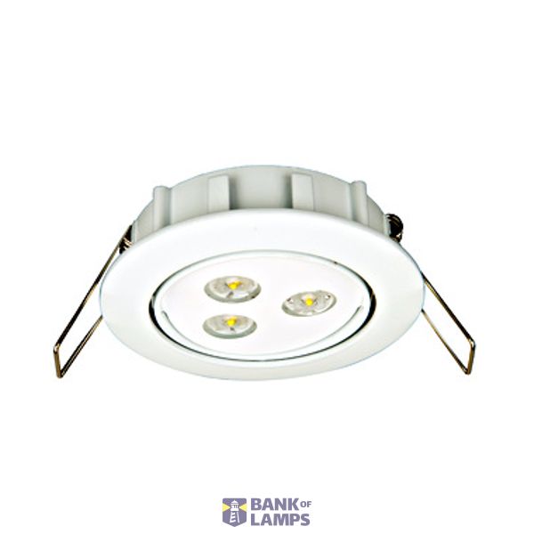 Emergency luminaire DLE 3x1W ERT-LED 230V recessed mounting image 1